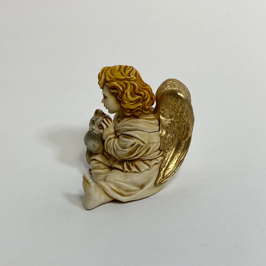 Harmony Kingdom - David Lawrence - Angel with Cat Trinket Box 2003