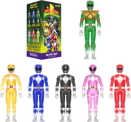 Super7 - ReAction - Mighty Morphin Power Rangers Wave 01 (BLIND BOX) 2025 - NEW!