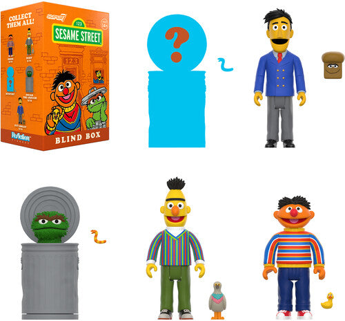 Super7 - ReAction - Sesame Street Wave 03 (BLIND BOX) 2025 - NEW!