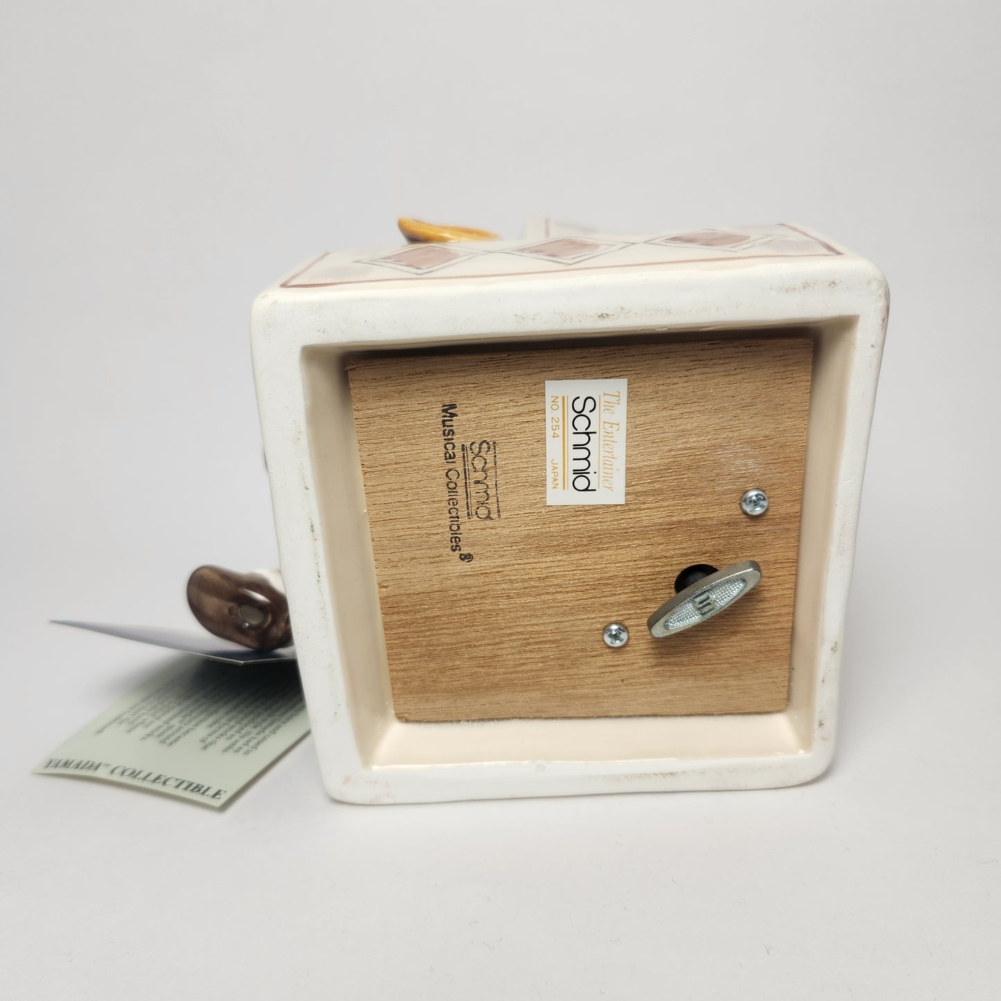 Schmid - Tsenekazu Yamada - Clown Doll and Teddy Bear Jack-in-the-Box Music Box 1983