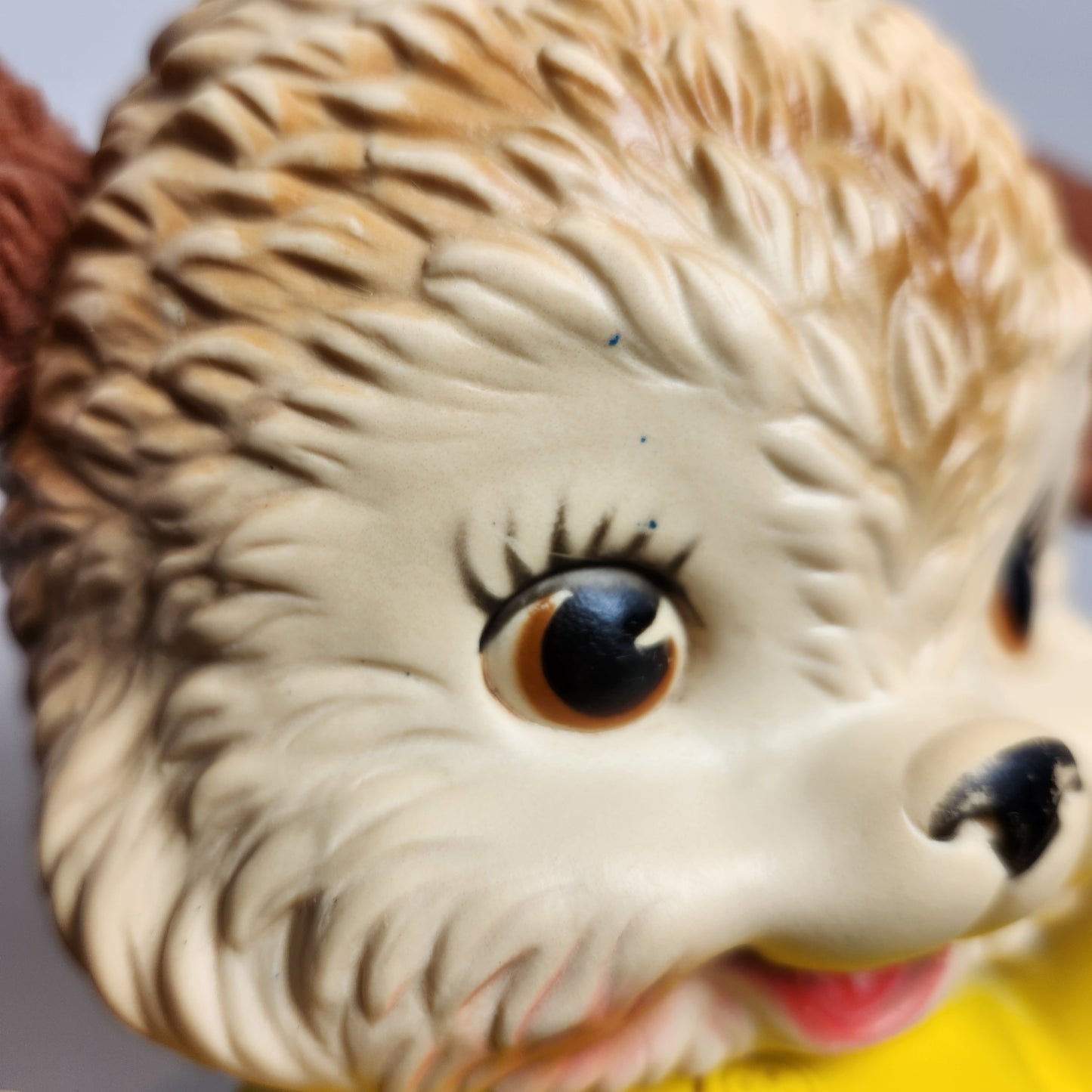 Arrow Rubber and Plastics Corporation - Edward Mobley - Yellow Bear Rubber Squeak Toy 1962