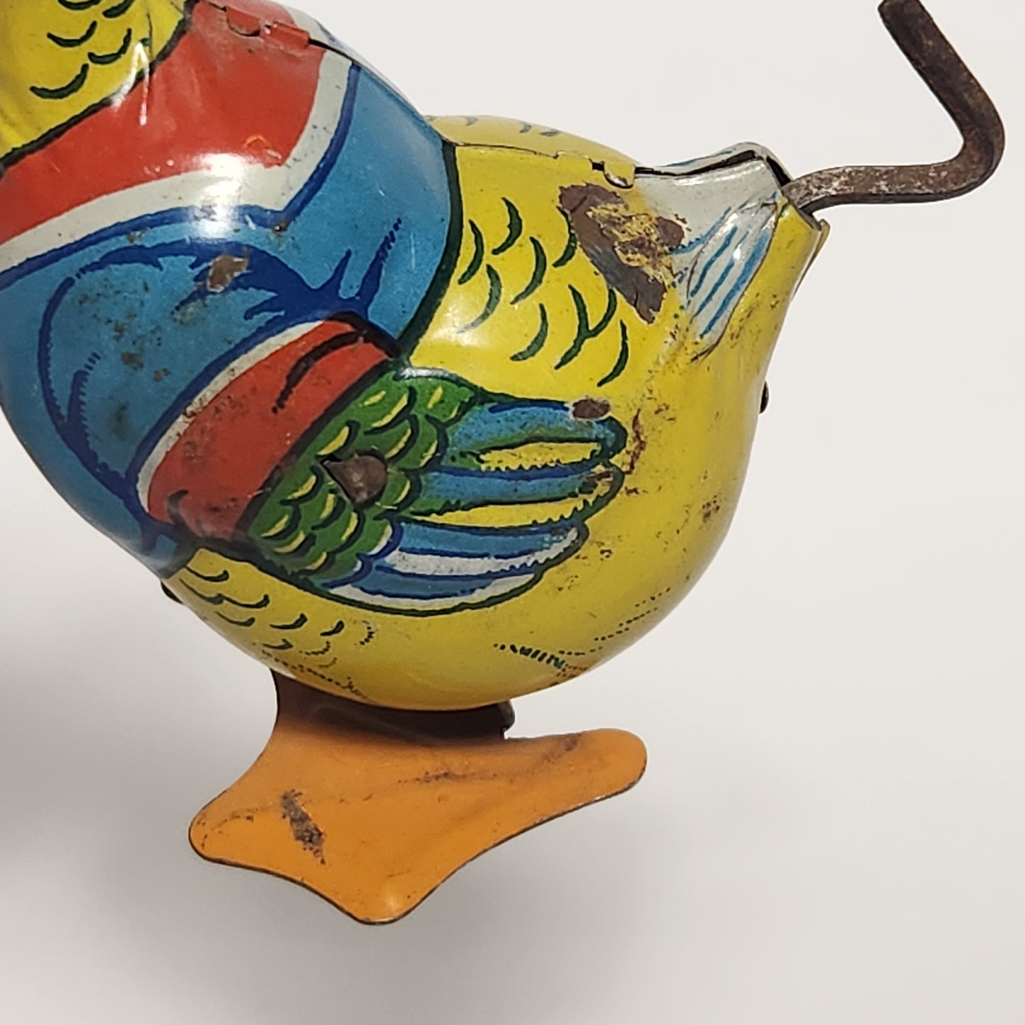 J. Chein & Company - Tin Lithographed Windup Sailor Duck Toy 1930s