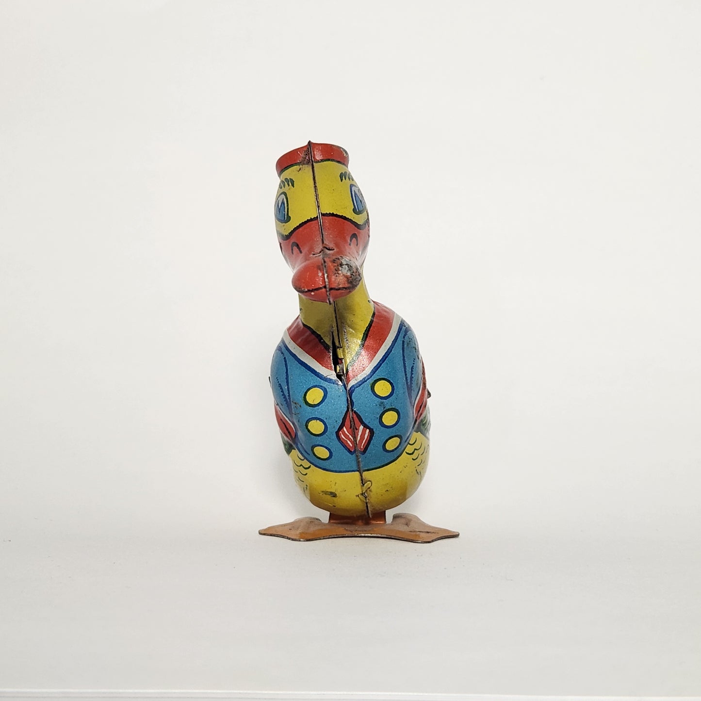 J. Chein & Company - Tin Lithographed Windup Sailor Duck Toy 1930s