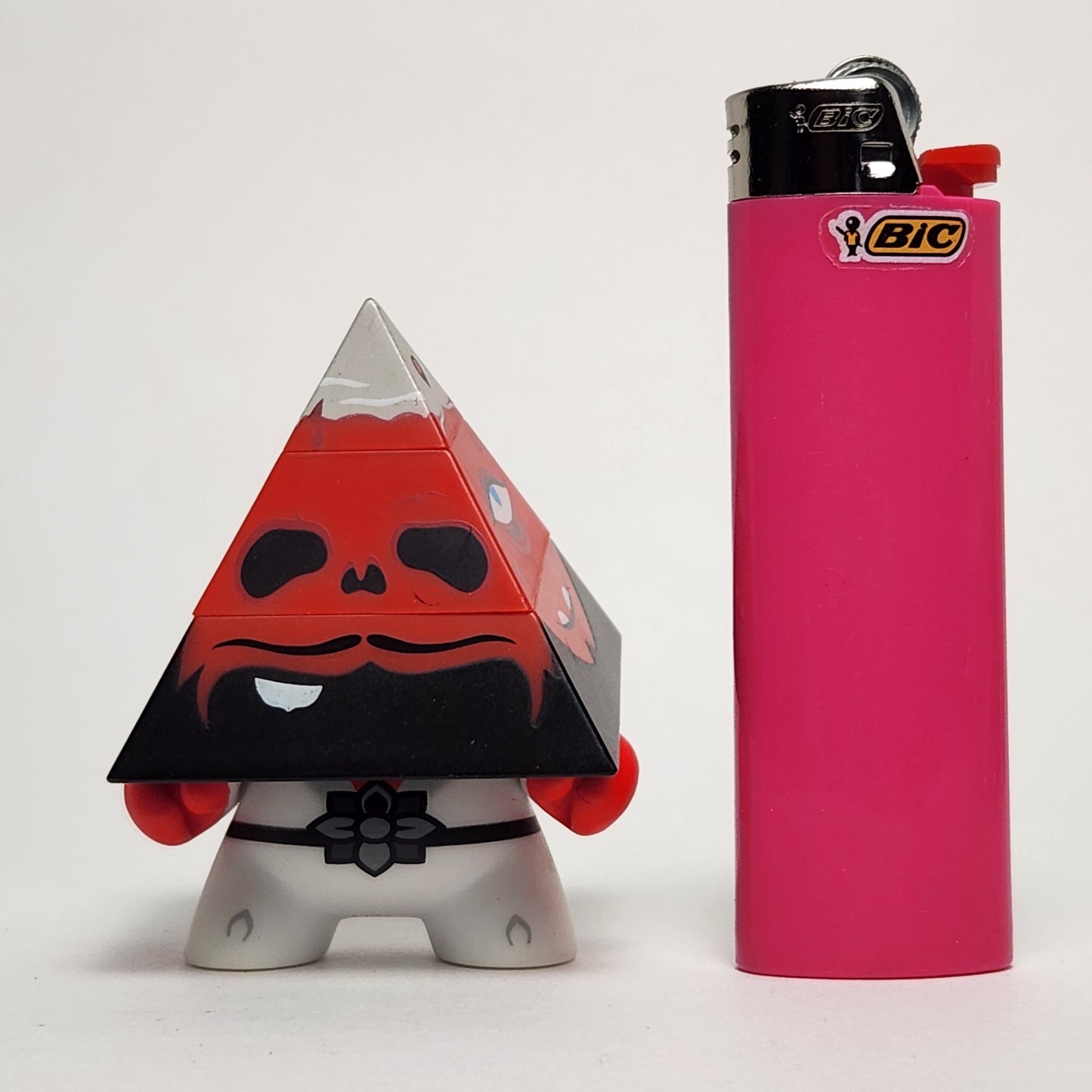 Kidrobot - Andrew Bell - Red Pyramidun Dunny 2013