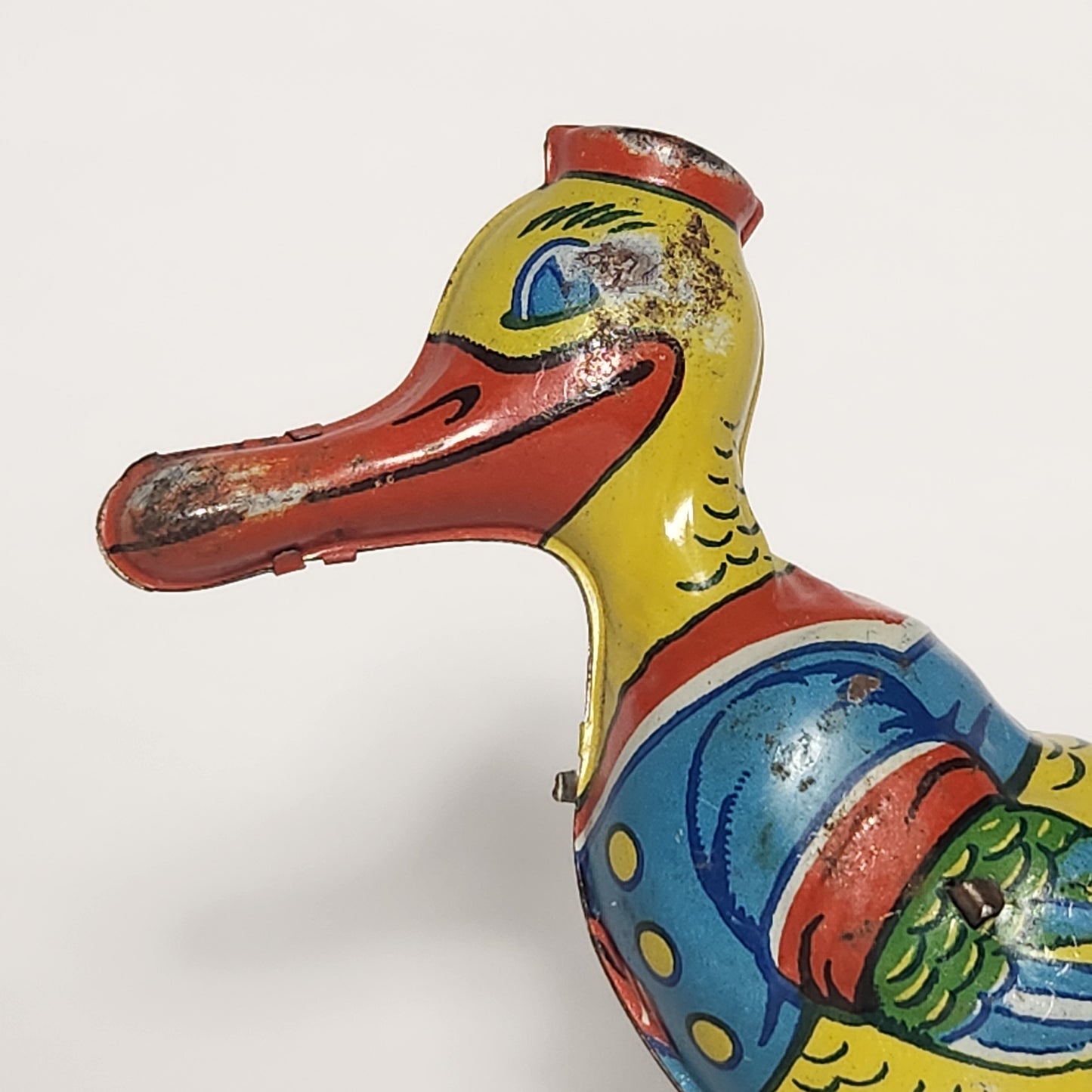 J. Chein & Company - Tin Lithographed Windup Sailor Duck Toy 1930s