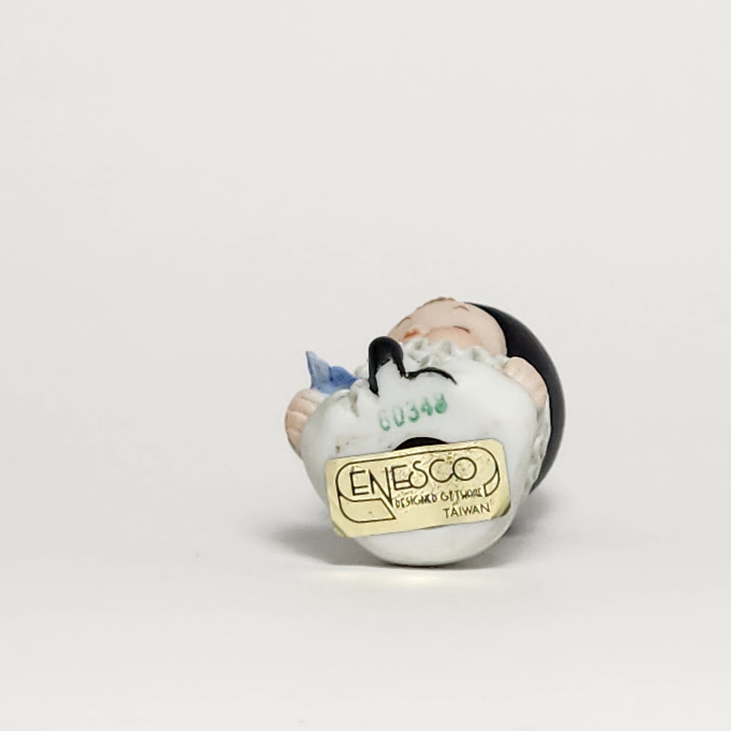 Enesco - Pierrot Clown with Flower Porcelain Figurine