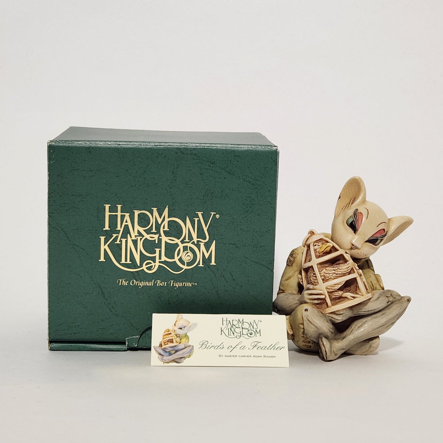 Harmony Kingdom - Adam Binder - Birds of a Feather Trinket Box 2001