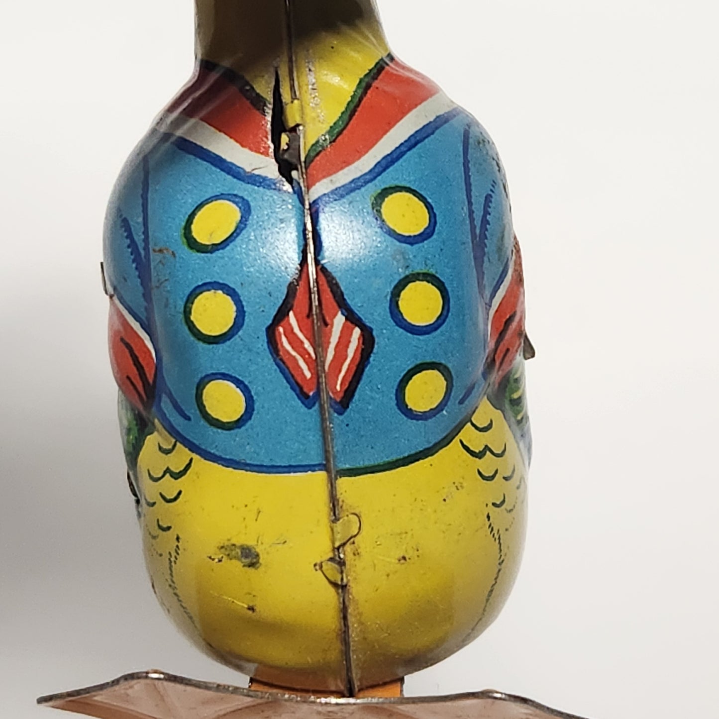 J. Chein & Company - Tin Lithographed Windup Sailor Duck Toy 1930s