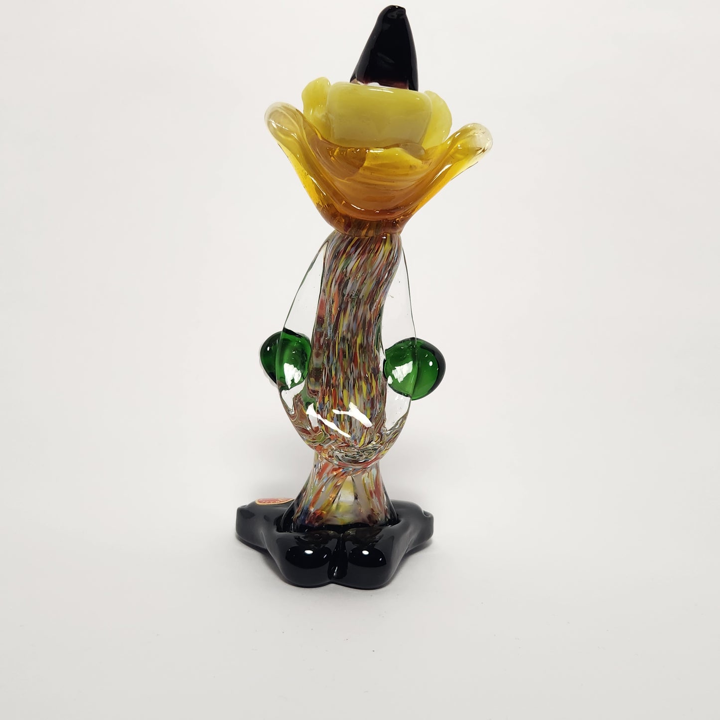 Murano - Multicolor Glass Clown Figurine
