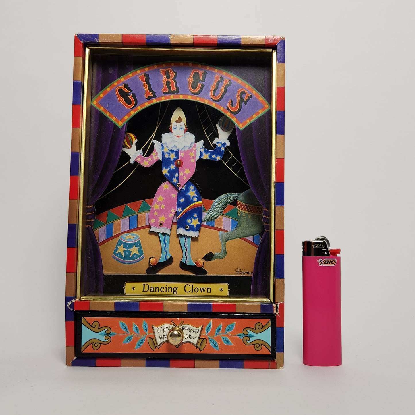 Koji Murai - Circus Clown Jewelry Holder Music Box