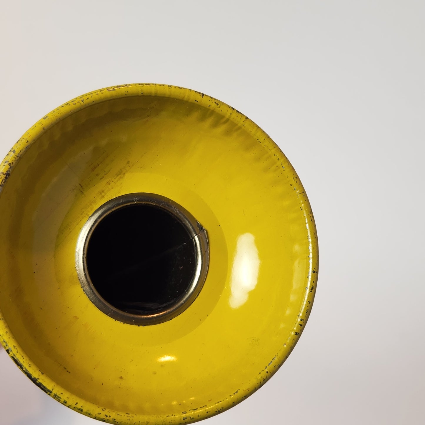 US Metal Toy Manufacturing Company - Tin Lithographed Clown Horn Noisemaker Toy (Yellow)