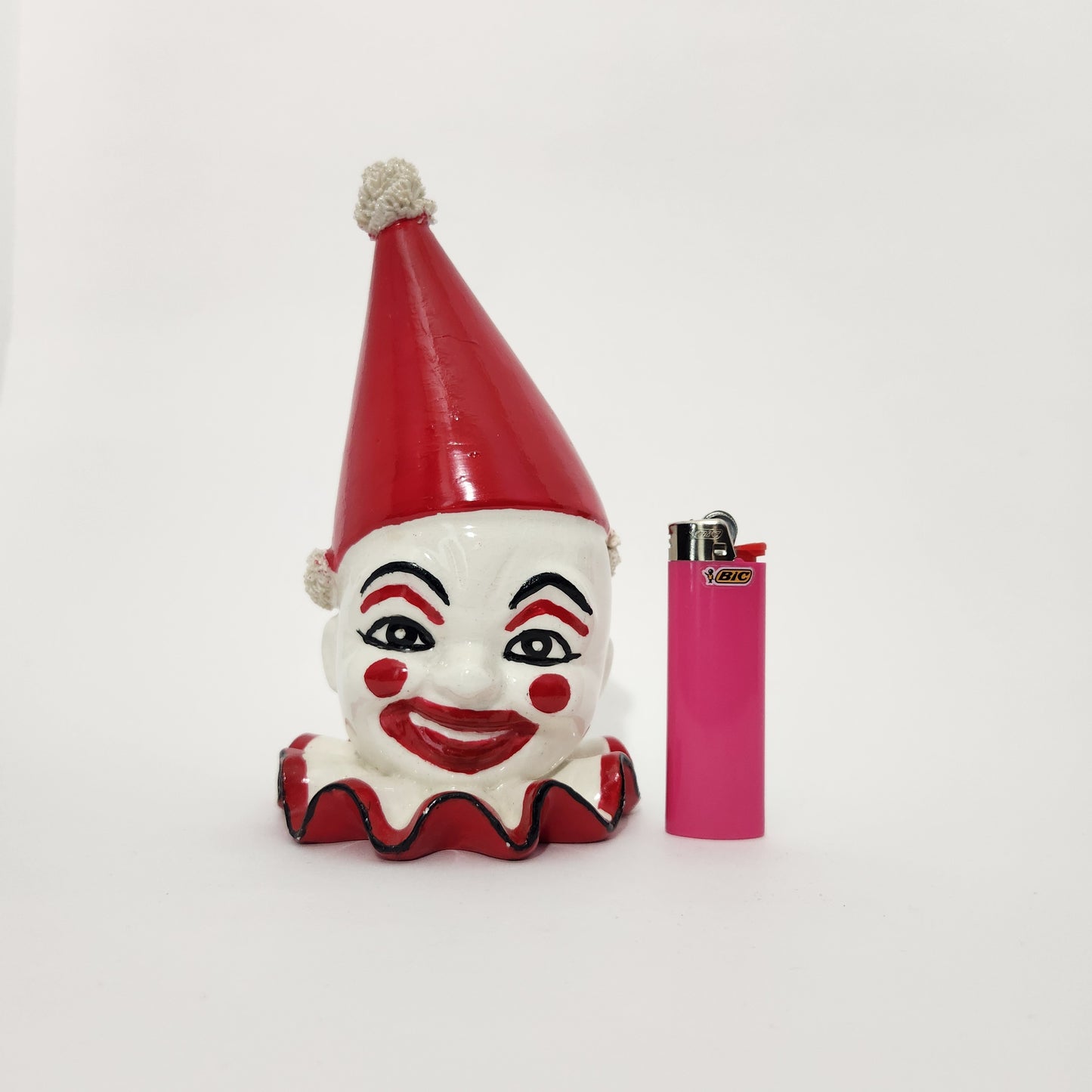 Napco - Spaghetti Clown Head Planter 1960s