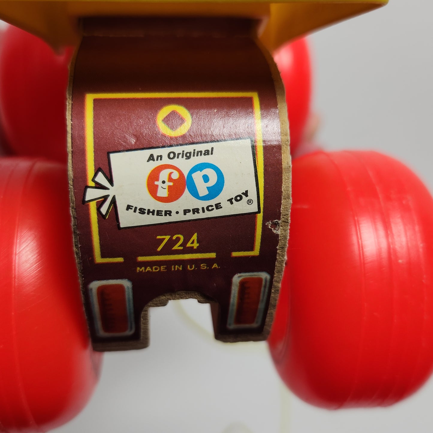 Fisher Price - Jolly Jalopy Clown Pull Toy 1965