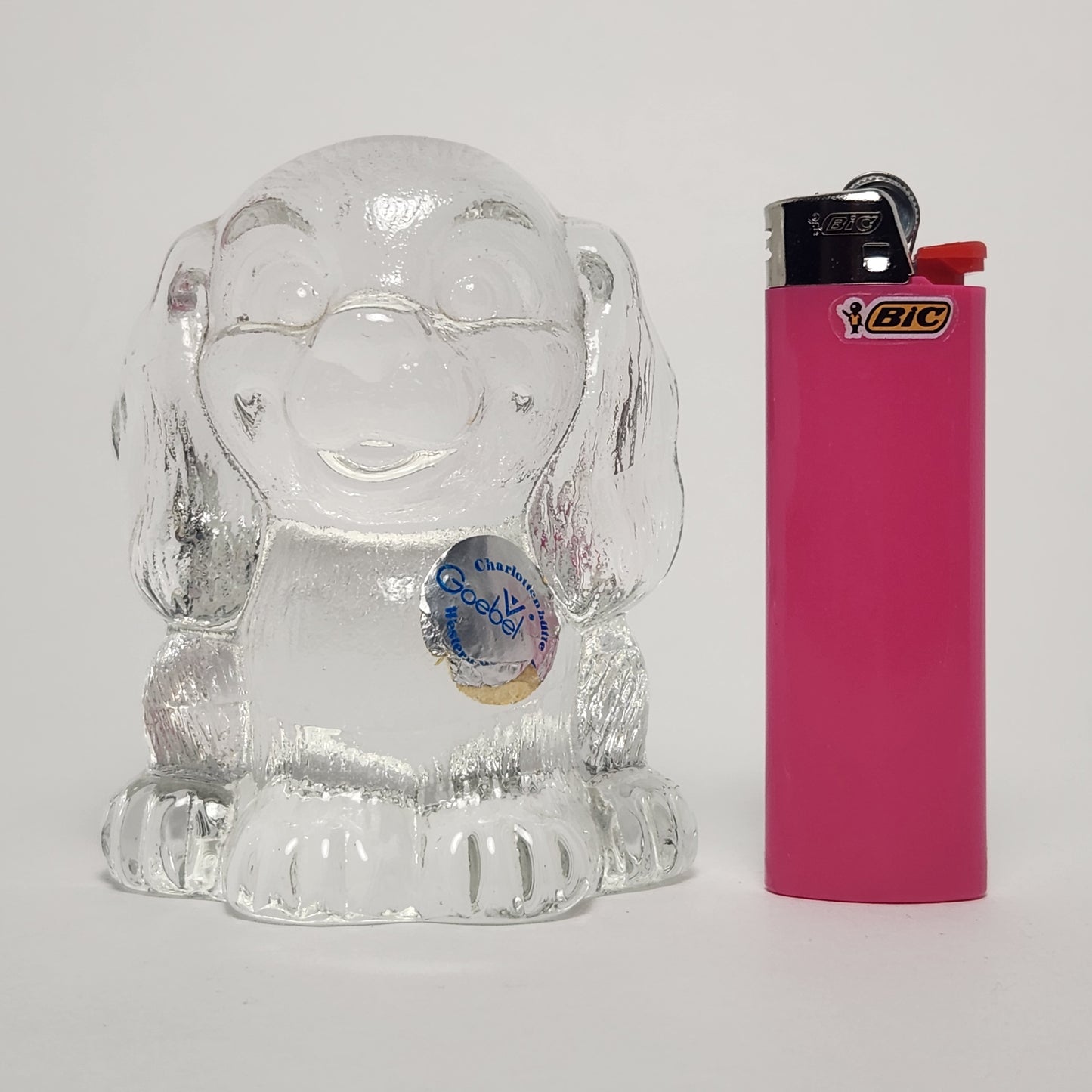 Goebel - Lead Crystal Dog Figurine 1980s
