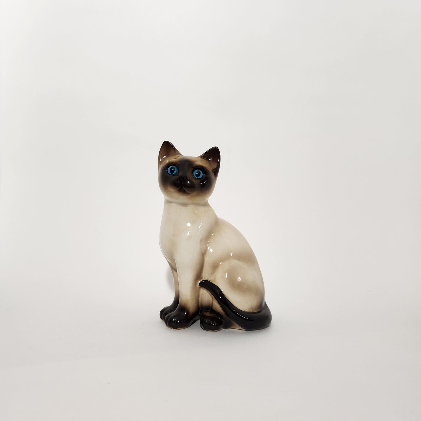 Enesco - Ceramic Siamese Cat Figurines Set of 2