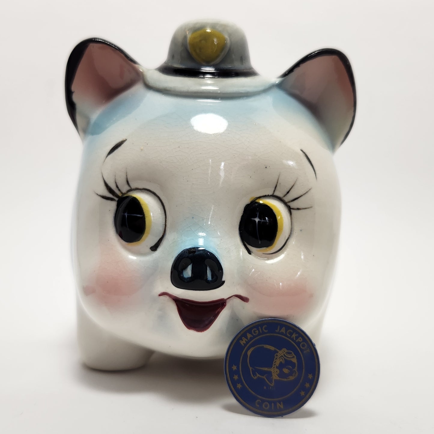 Westpac Japan - Blue Policeman Ceramic Piggy Bank