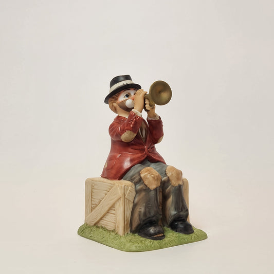 Melody In Motion - Porcelain Clown Trumpeter Member Figurine 2004