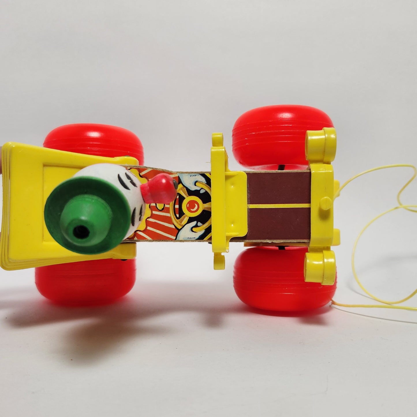 Fisher Price - Jolly Jalopy Clown Pull Toy 1965
