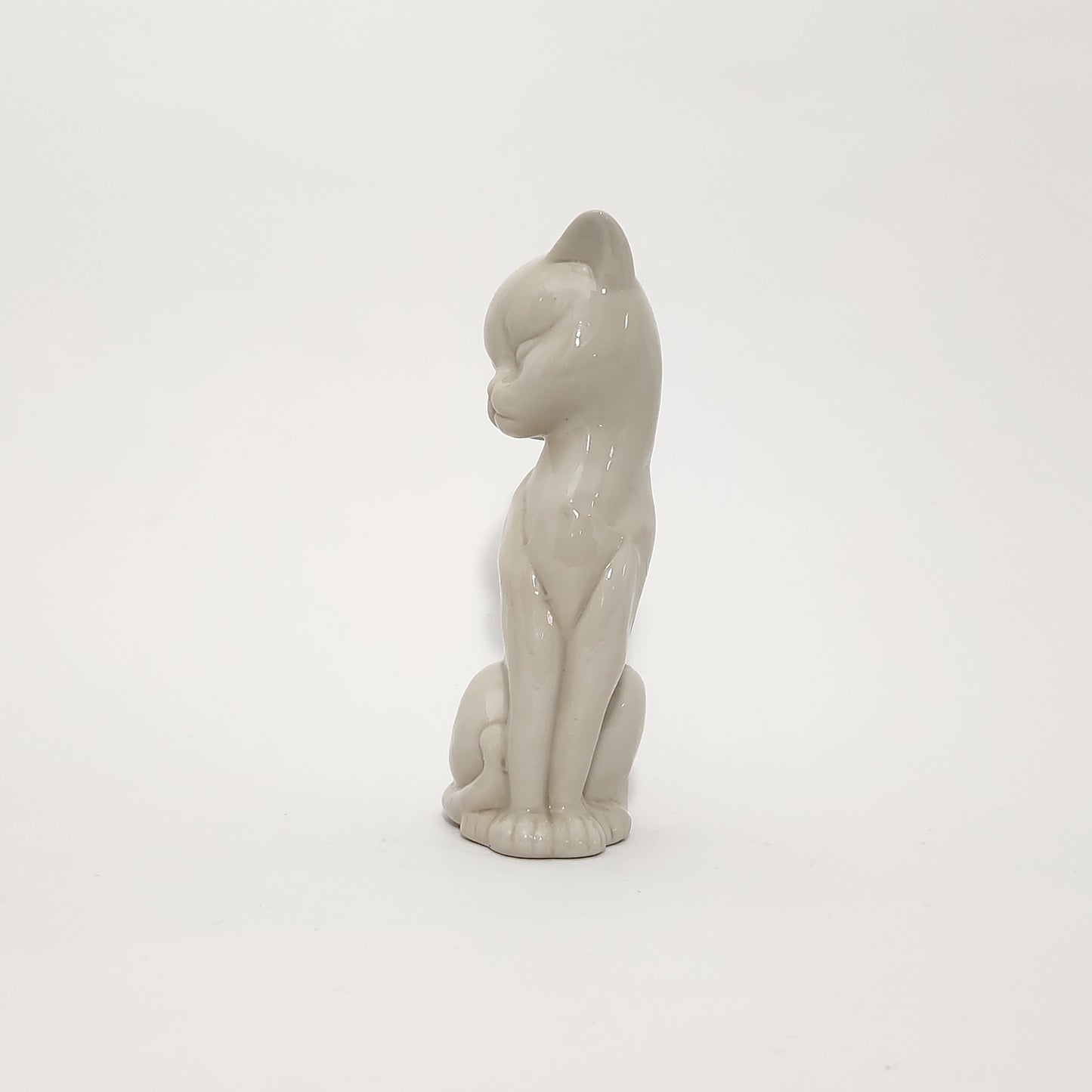 Enesco - Porcelain White Cat Figurines Set of 2