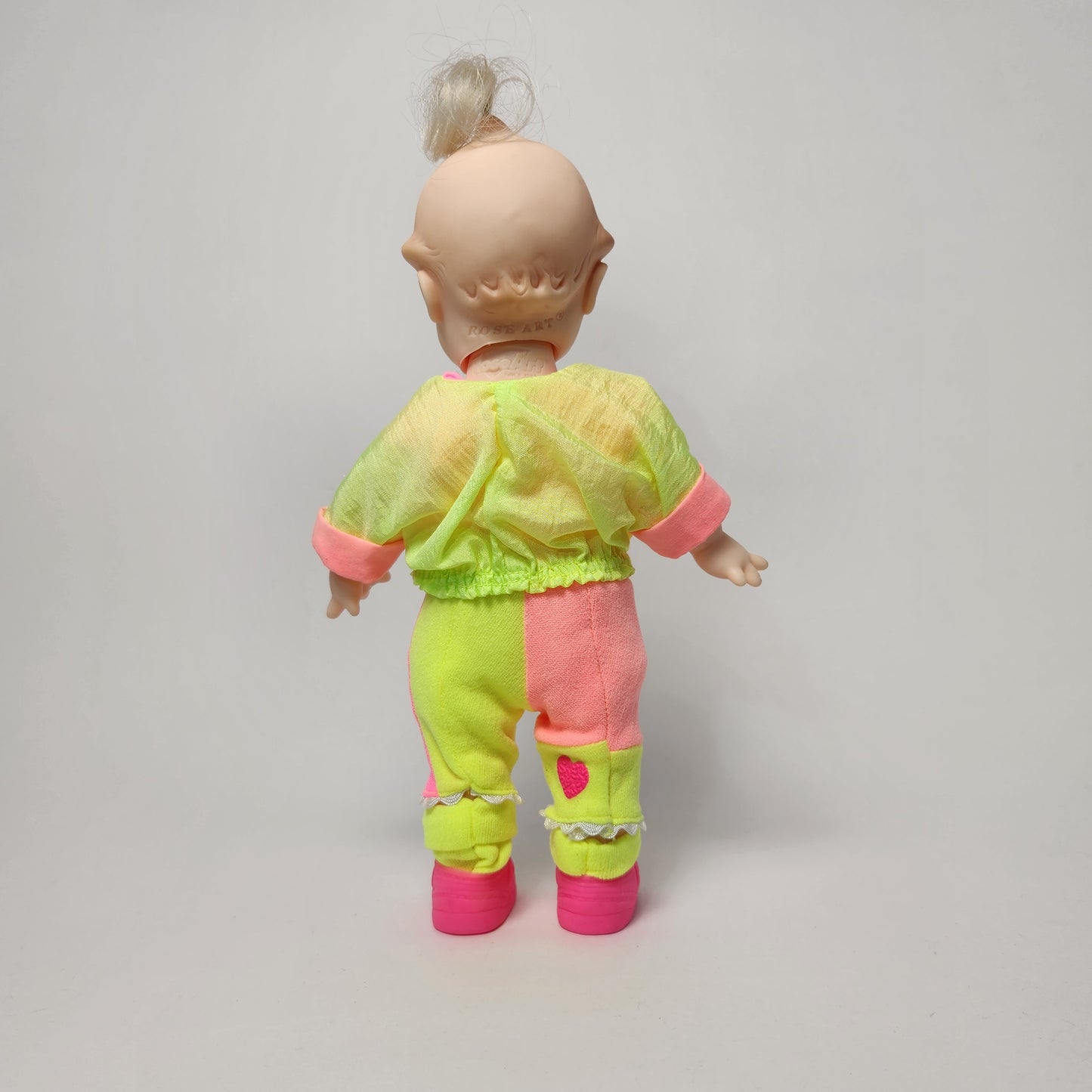 Roseart - Kewpie 8" Rubber Doll with Neon Outfit 1993