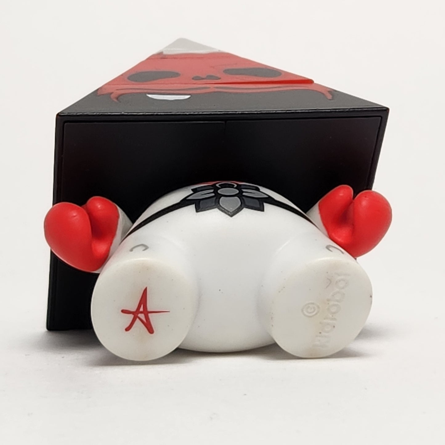 Kidrobot - Andrew Bell - Red Pyramidun Dunny 2013