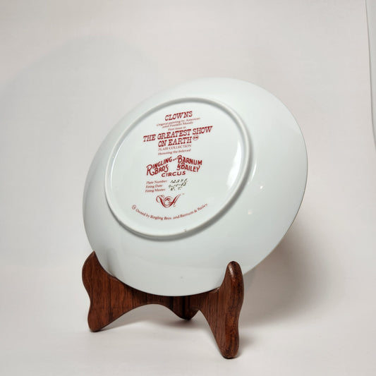 Ringling Bros. - Franklin Moody - Barnum & Bailey Circus Clowns Collector Plate 1982 (NO COA)