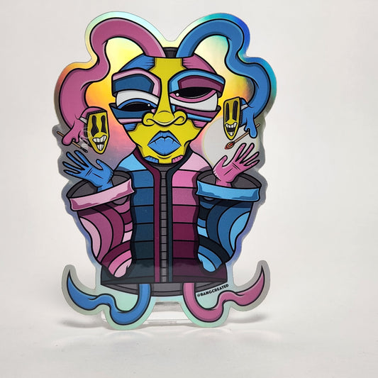 BANGcreated! - Parasitic Dreamer 4.75" Die Cut Holographic Sticker