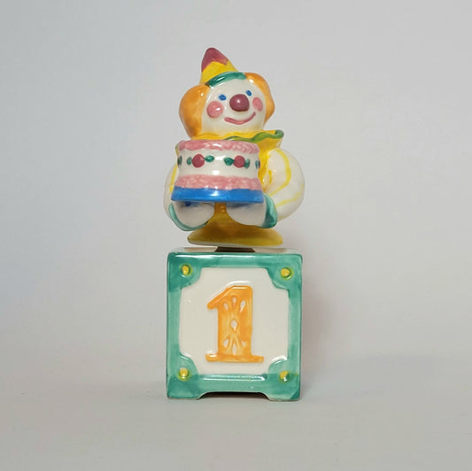 Avon - Year-to-Year Birthday Candle Clown 1983
