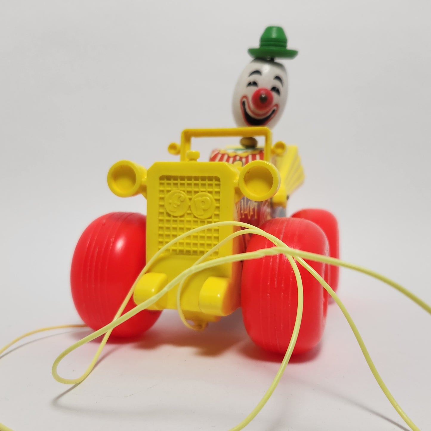 Fisher Price - Jolly Jalopy Clown Pull Toy 1965