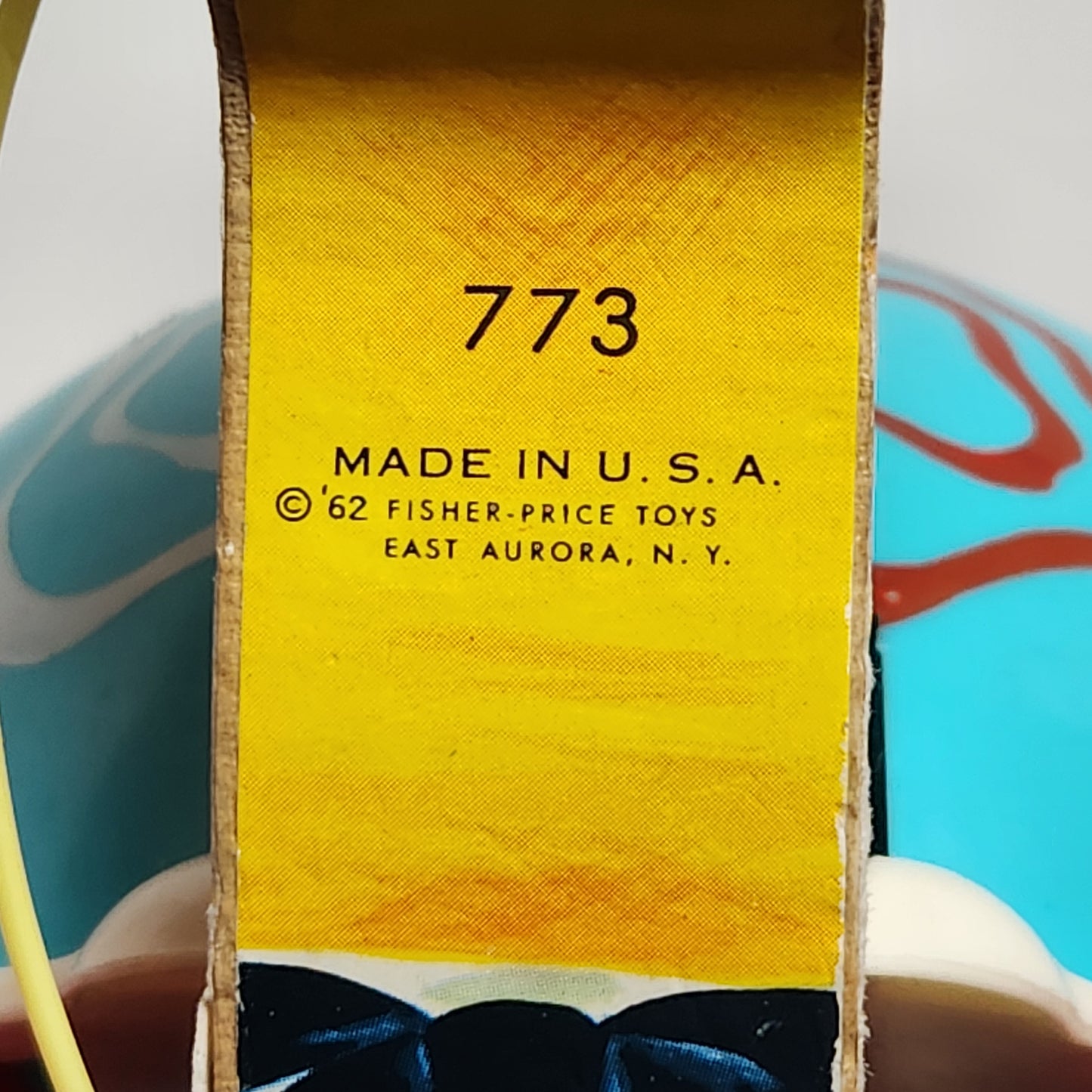 Fisher Price - Tip Toe Turtle Pull Toy 1962