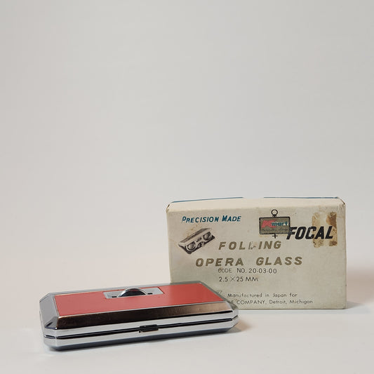 Vintage K-Mart Focal Folding Opera Compact Binoculars 1960s - 1970s