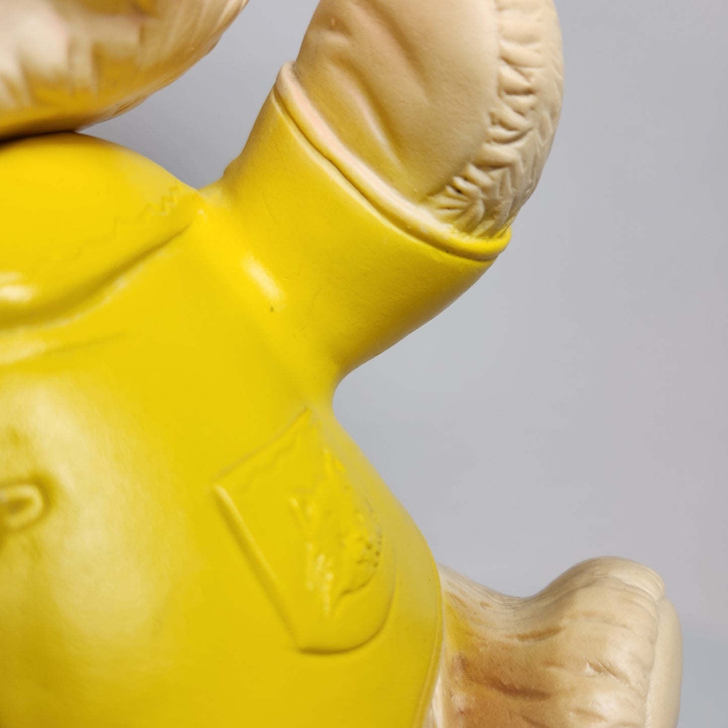 Arrow Rubber and Plastics Corporation - Edward Mobley - Yellow Bear Rubber Squeak Toy 1962