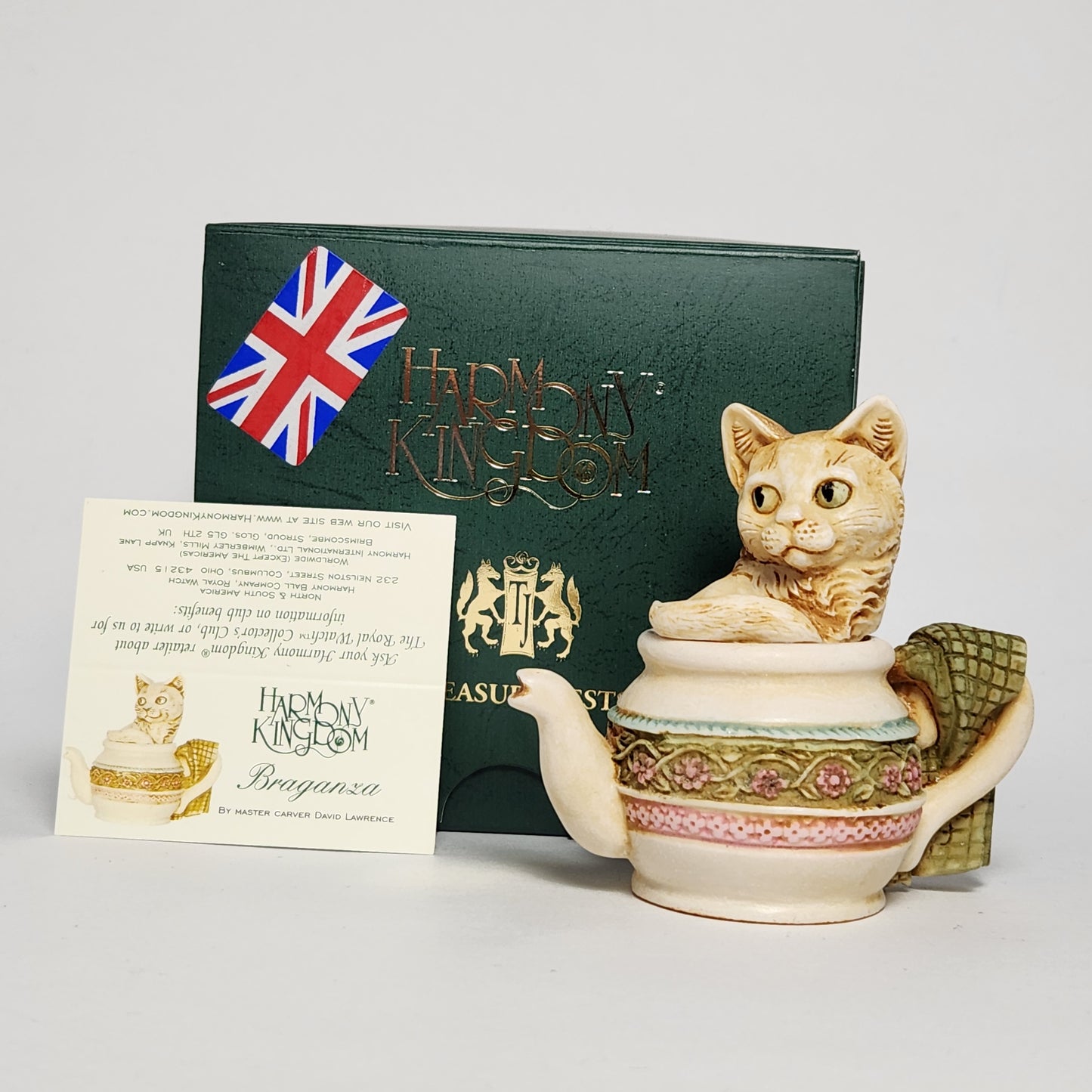 Harmony Kingdom - David Lawrence - Braganza Trinket Box 2002