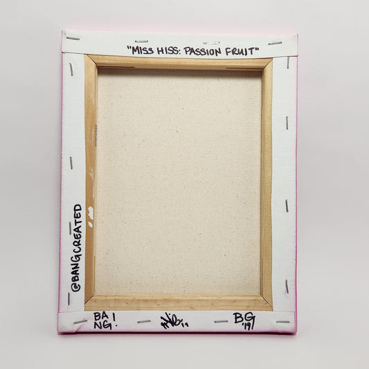 BANGcreated! - Miss Hiss: Passion Fruit 10" Canvas 2019