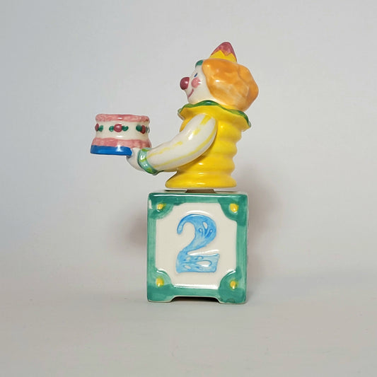 Avon - Year-to-Year Birthday Candle Clown 1983
