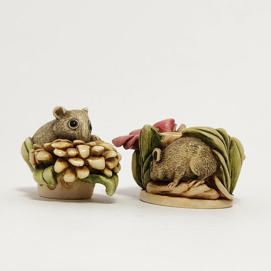 Harmony Kingdom - Sherman Drackett - Field Day Mouse Trinket Box 2000