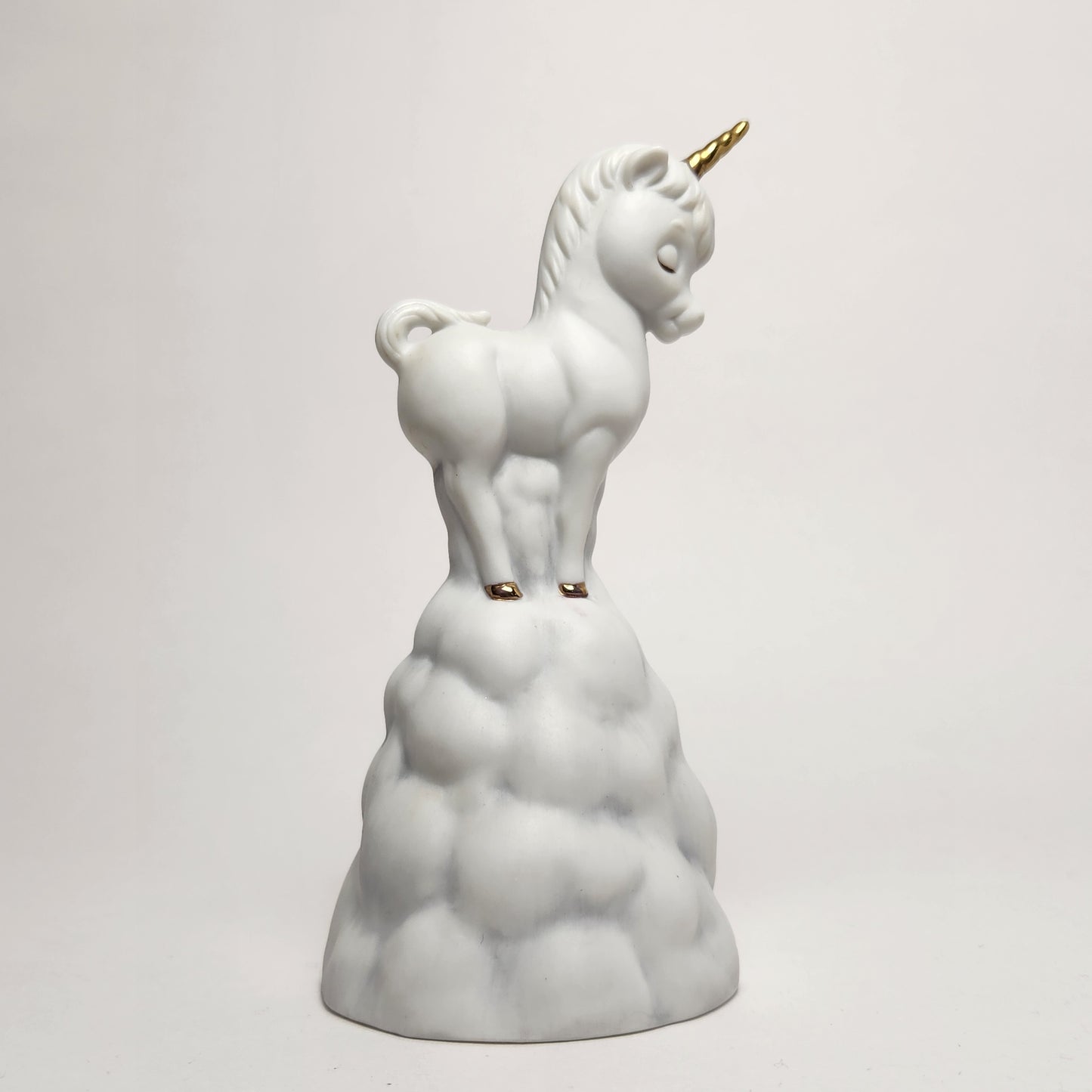 Enesco - Unicorn on Cloud with Butterfly Porcelain Bisque Bell