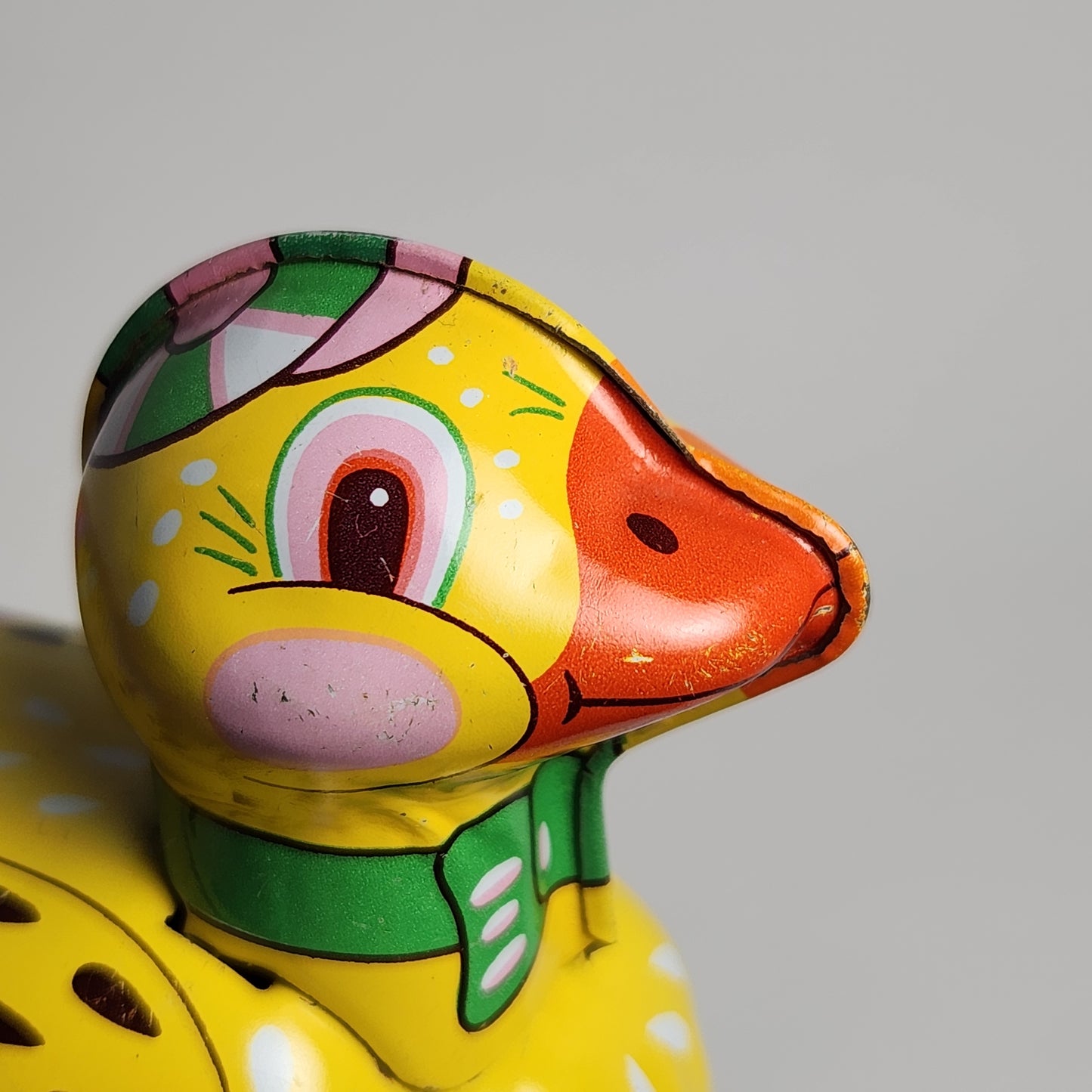 Tin Lithographed Friction Duck Toy