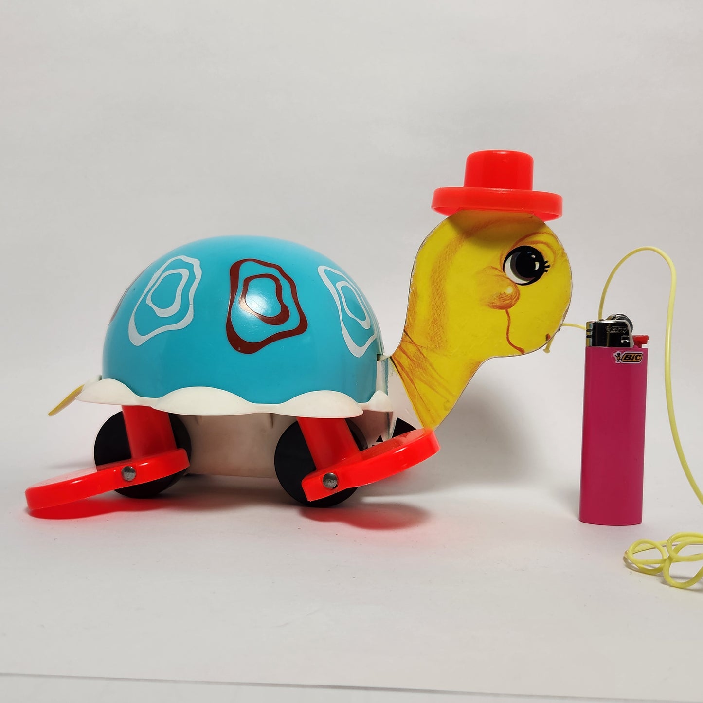 Fisher Price - Tip Toe Turtle Pull Toy 1962
