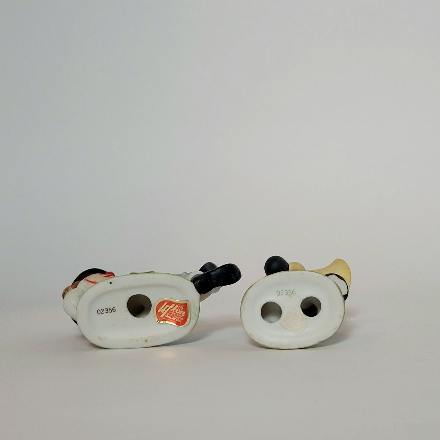 Lefton - Porcelain Clown Figurines (Set of 2) 1980s