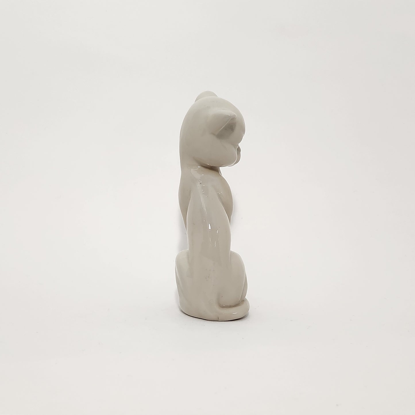 Enesco - Porcelain White Cat Figurines Set of 2