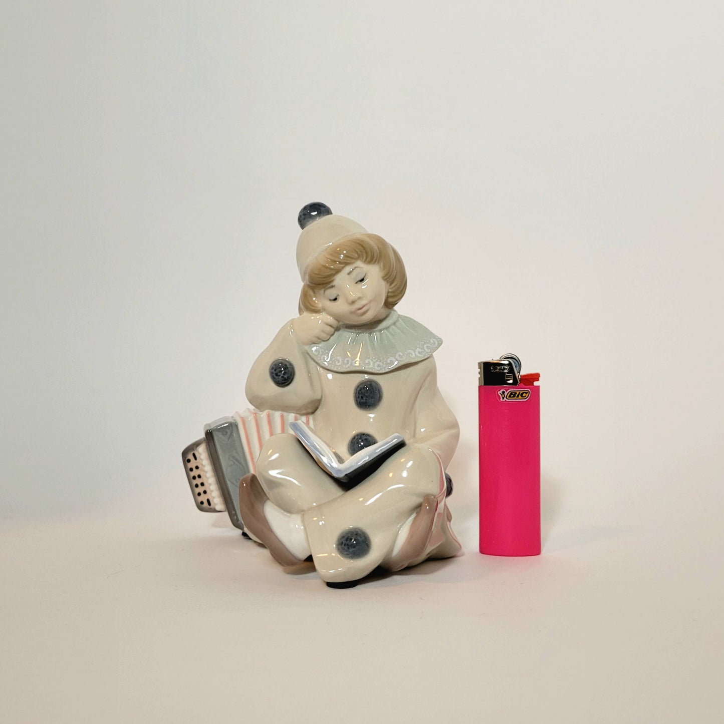 Lladro - Juan Huerta - Girl with Accordion Porcelain Figurine 1971