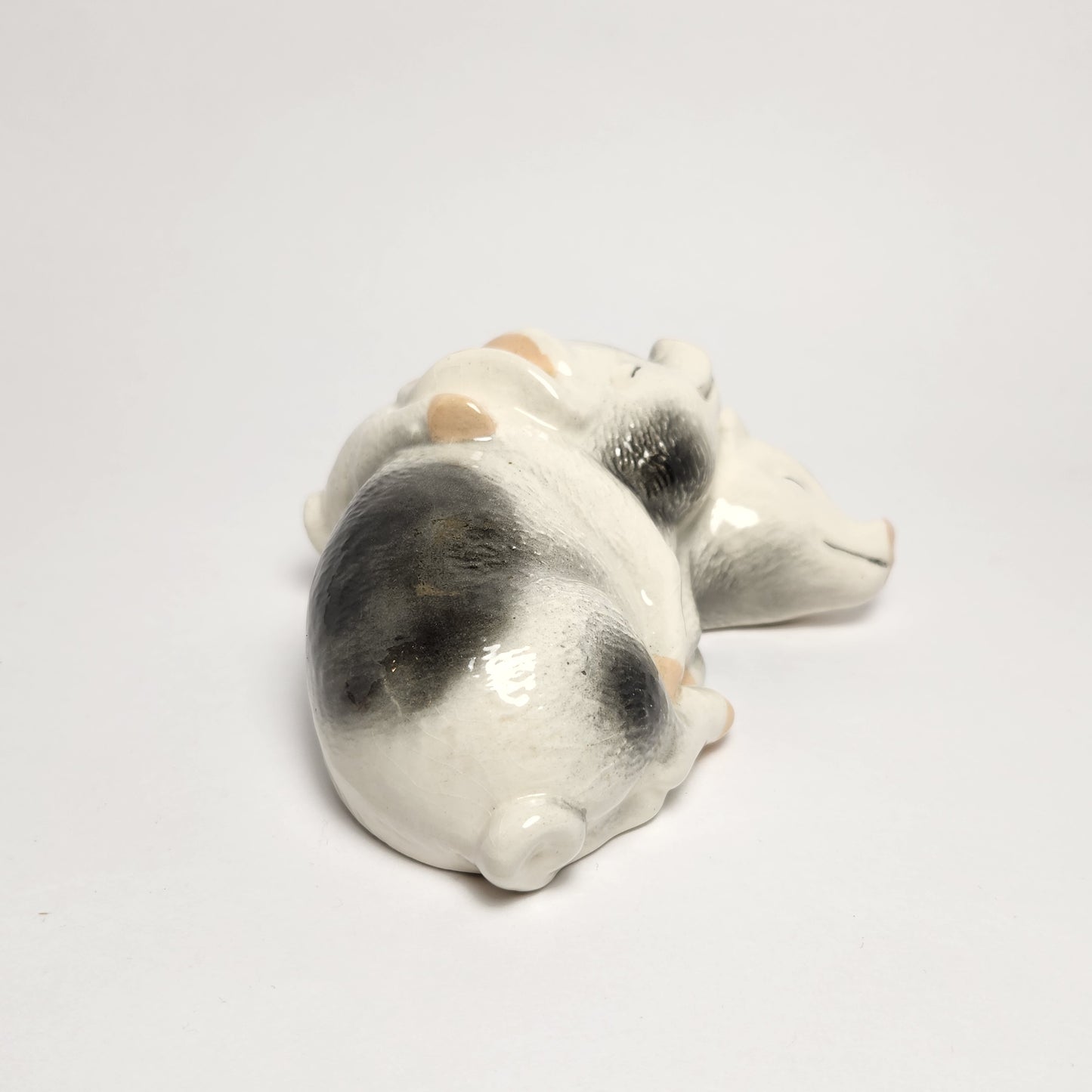 Ceramic Sleeping Pigs Figurine