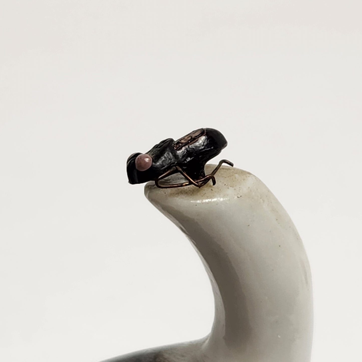 Porcelain Bobblehead Dog Figurine
