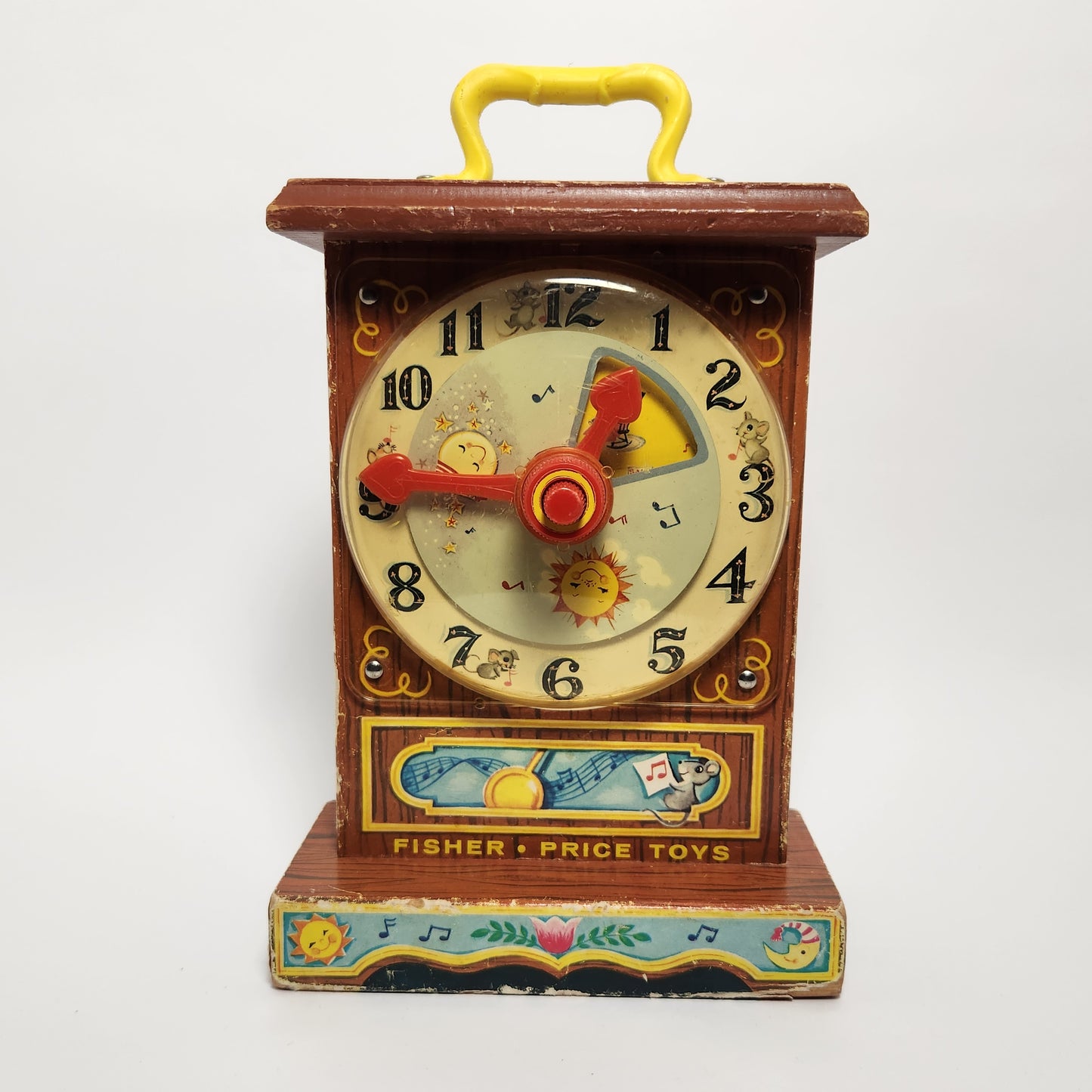 Fisher Price - Musical Tick Tock Clock Toy 1962