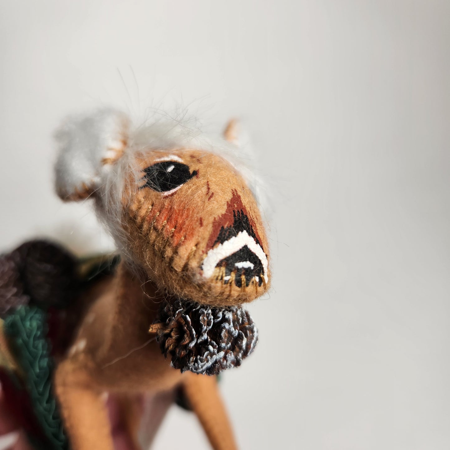 Annalee Mobilitee Dolls - Reindeer Doll with Pinecones 2004