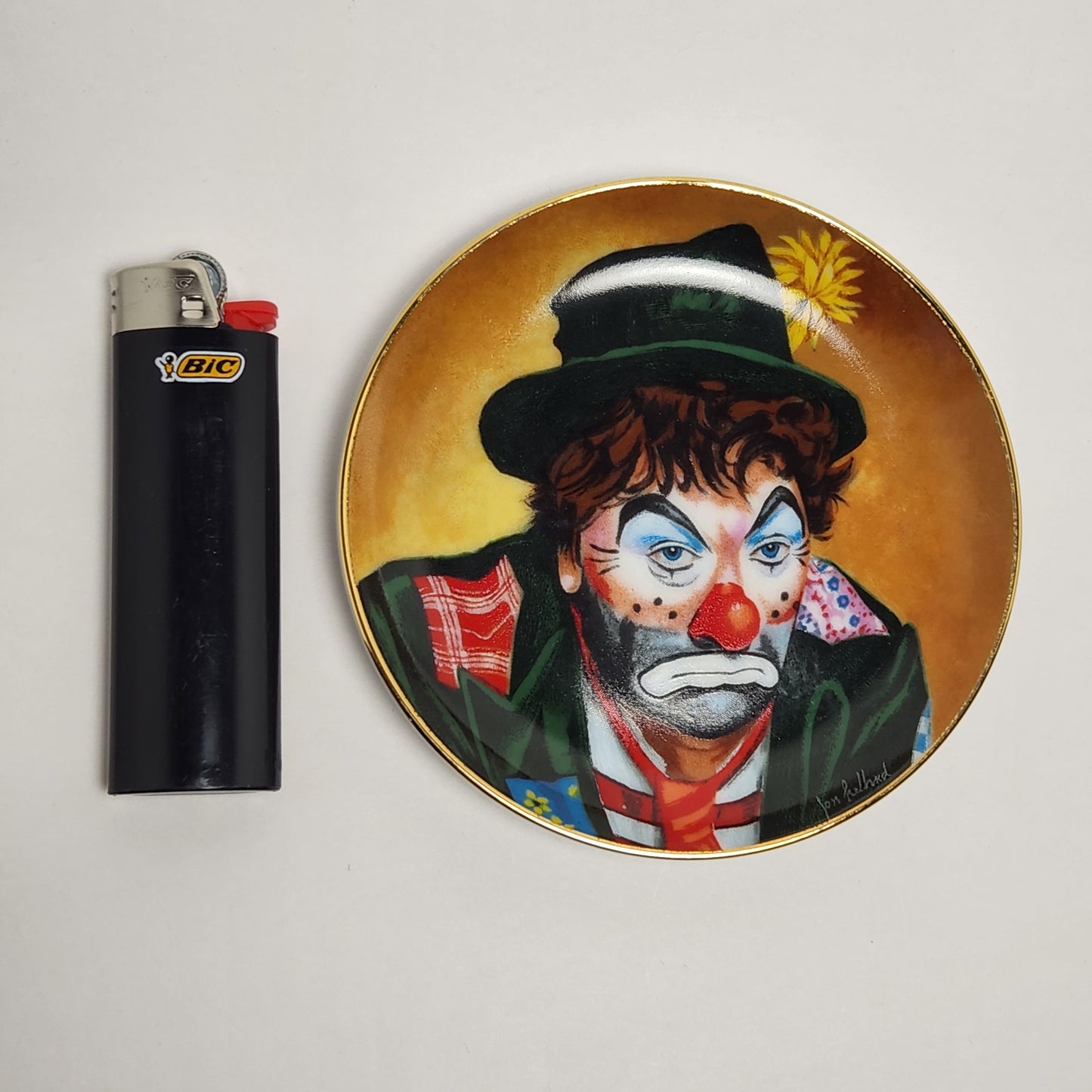 American Heritage Art Products - Jon Helland - "Tragedy" Collector Plate 1984 (NO COA)