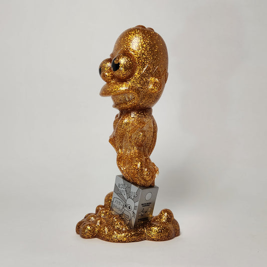 Kidrobot - Matt Groening - Mr. Sparkle (Gold Glitter) 2016