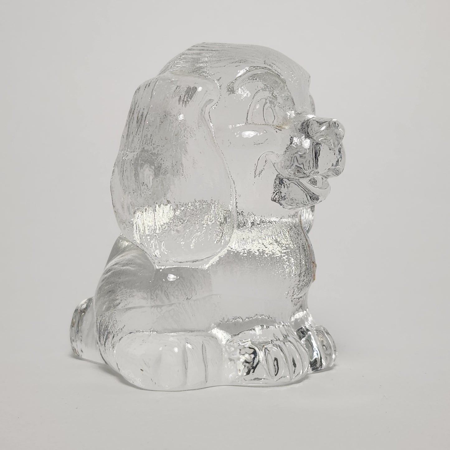 Goebel - Lead Crystal Dog Figurine 1980s