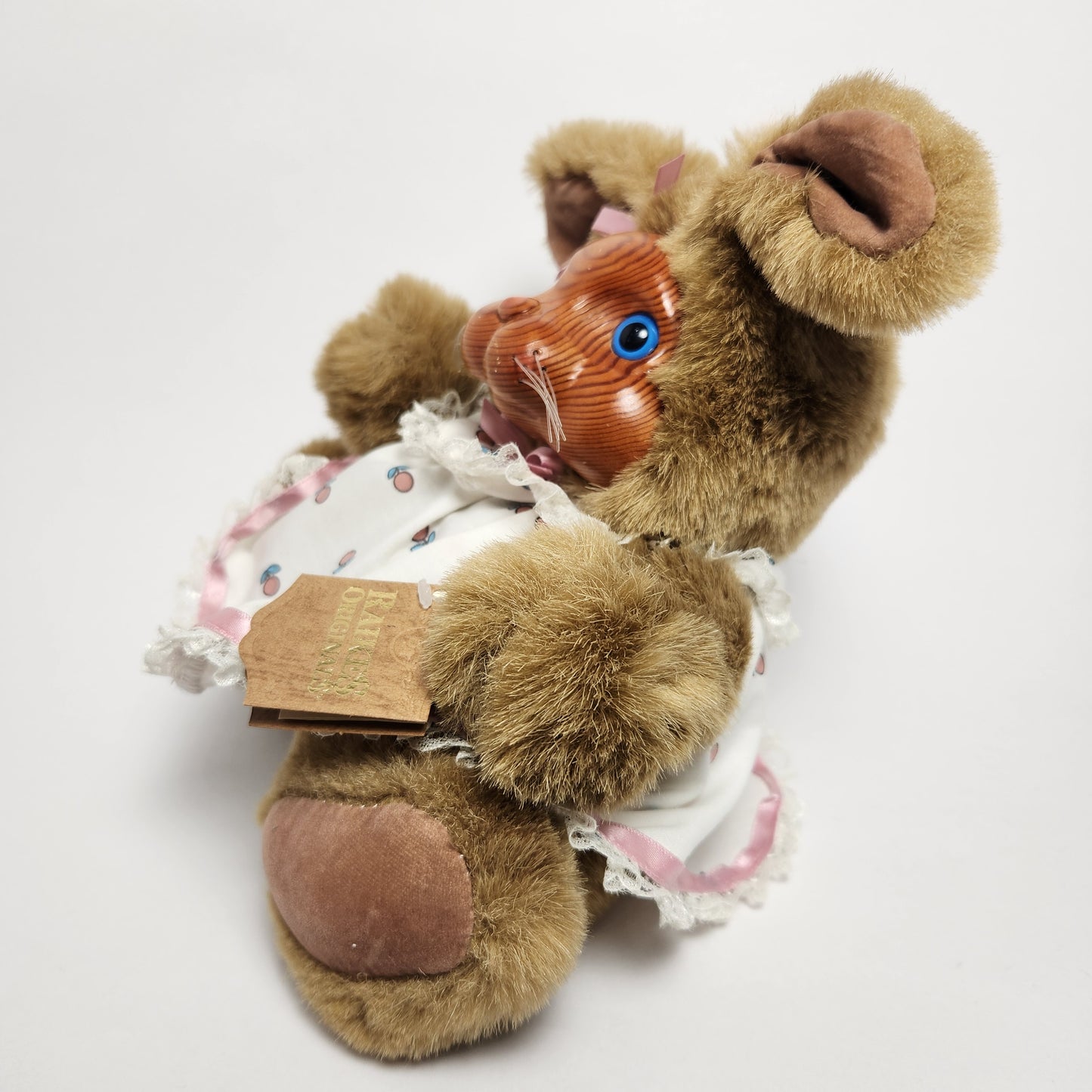 Raikes Originals - Robert Raikes - Rabbit with Wooden Face Plush Doll 1988